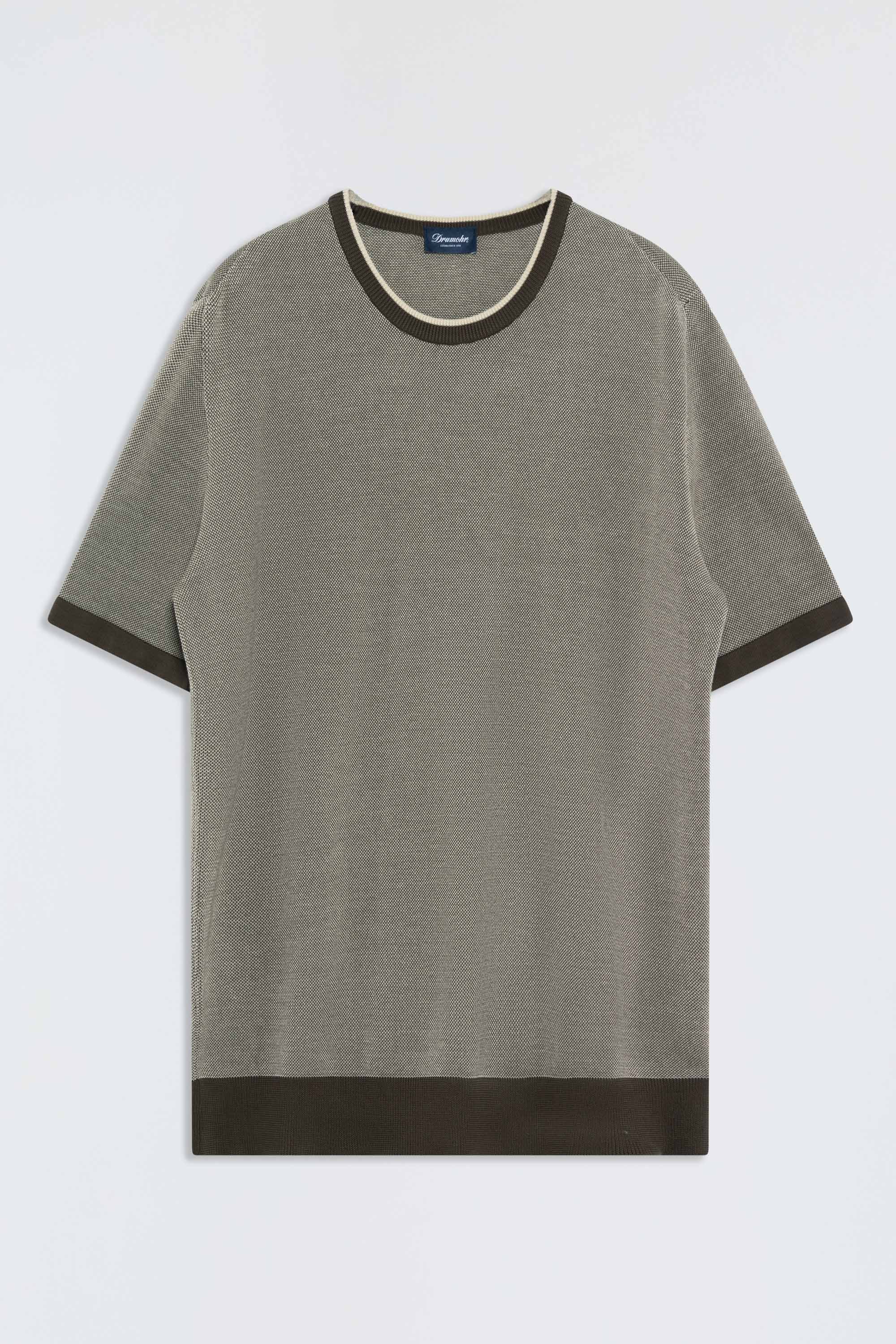 Tシャツ・カットソー Drumohr SHORT SLEEVES ROUND NECK T-SHIRT (D1Z300PT 130) Drumohr Men's T-shirts | Simplicity and High Quality