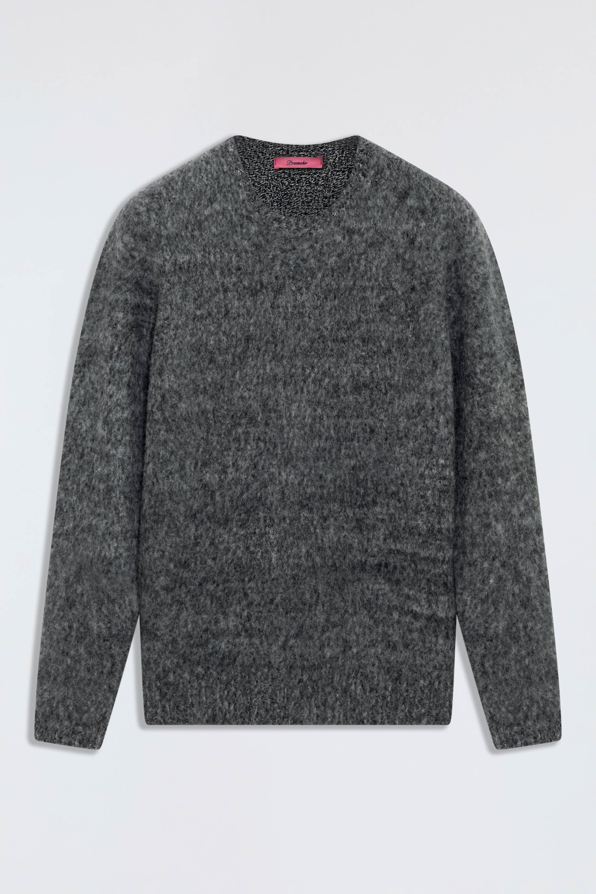 Jaquard Biscottino Drumohr Dolcevita Camicia Con Maglia Sotto