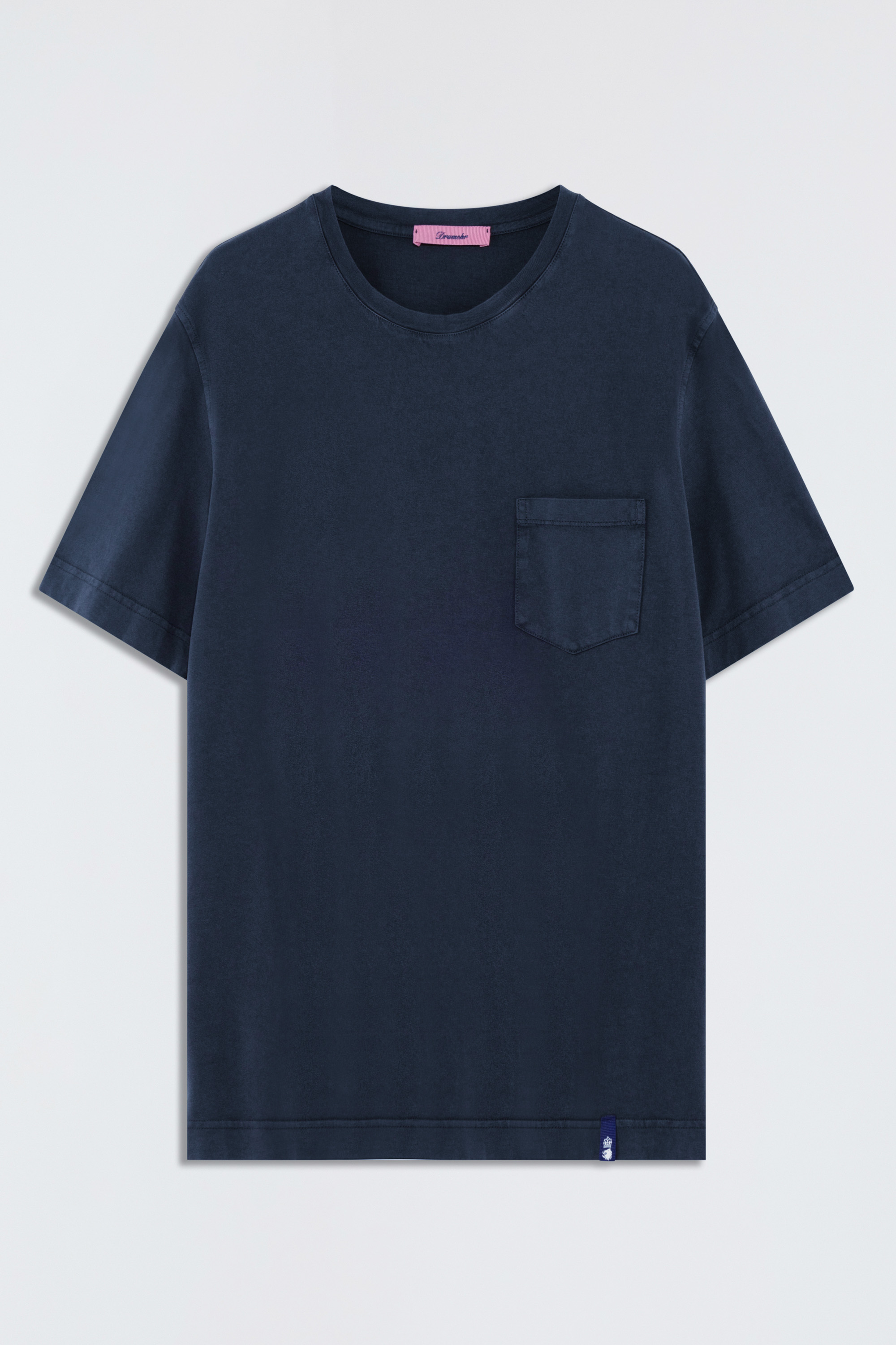 Tシャツ・カットソー DRUMOHR Men T Shirts D0GN214CO 770 BLUE Drumohr Men's T-shirts | Simplicity and High Quality